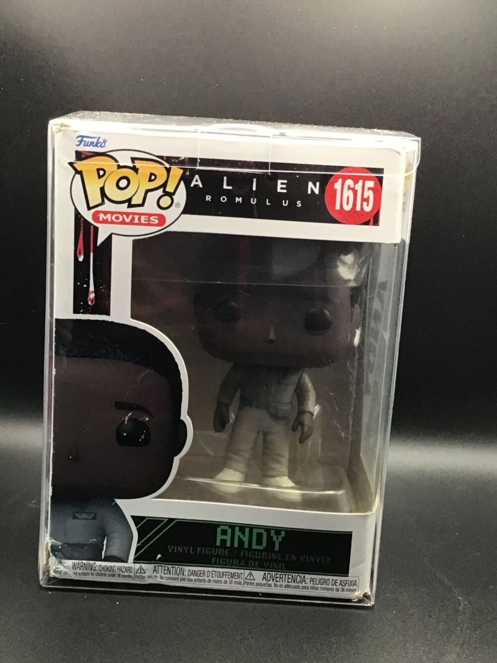 Funko Pop Alien Romulus Andy #1615 w/Pop Protector New In Box Vinyl Figure